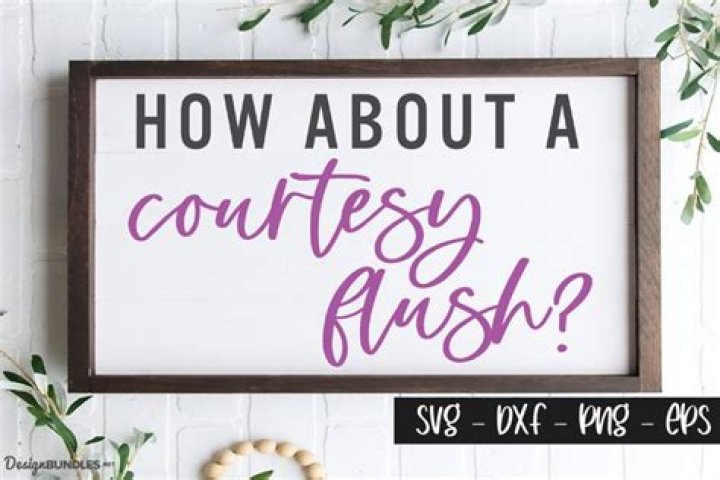 Courtesy Flush - How To Discuss