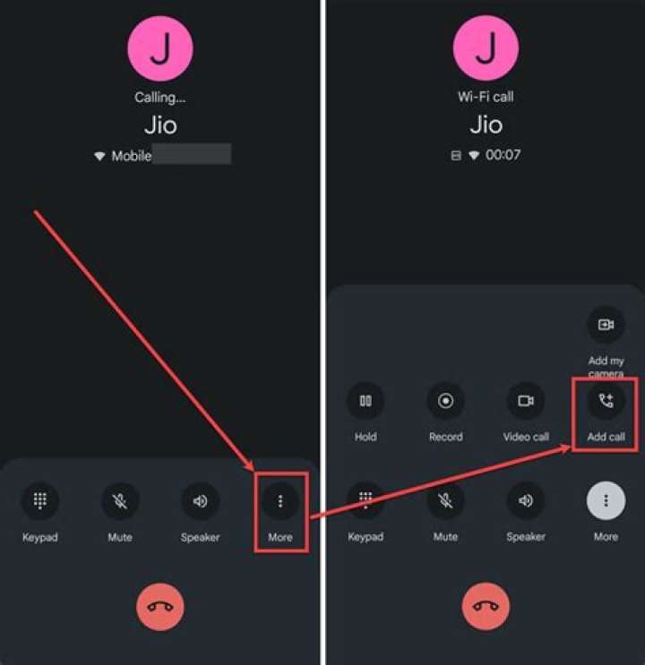 How to conference call on android