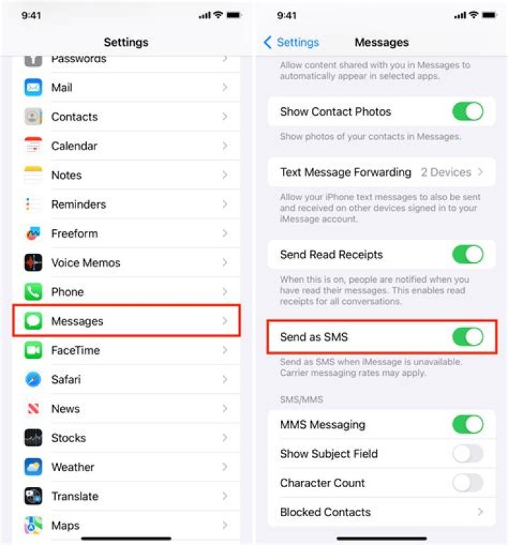 Imessages not sending - How To Discuss