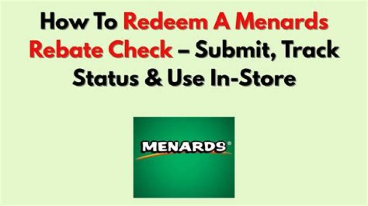 Menards Rebate Tracker - How To Discuss