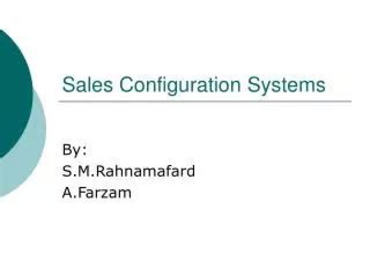 Sales Configuration Systems - How To Discuss